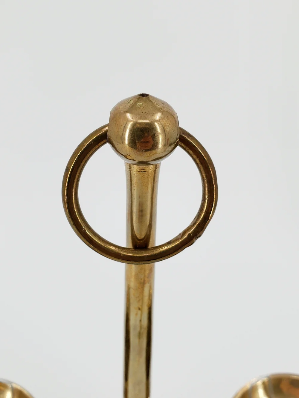 Brass Candelabra Double Arm Candle Stick Holder 12 Inch Tall Vintage